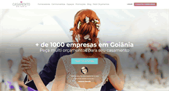 Desktop Screenshot of casamentogoiania.com.br